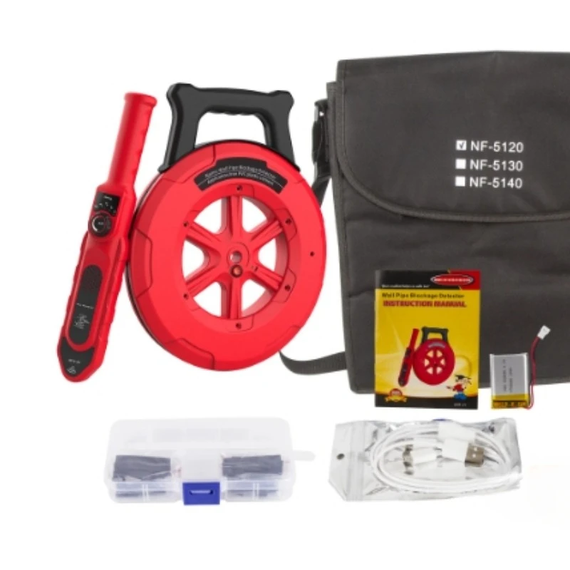 Noyafa Pip Iron Pipe Blockage Detector NF-5120/5130 Diagnostic-tool Scanner Pipeline Blocking Clogging Plumbers Instrument 6