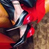 Red Balloon Strange Style Pumps Pointed Toe Mixed Colors Slip On Women Sandals Shallow Sexy Shoes Woman 2024 Trend Summer Party 1