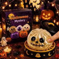 5.5cm Soft Squishy Dumpling Toy With Halloween Theme Steamed Box Slow Rising Funny Sensory Toy Decompression Squeeze Toy Gift 3