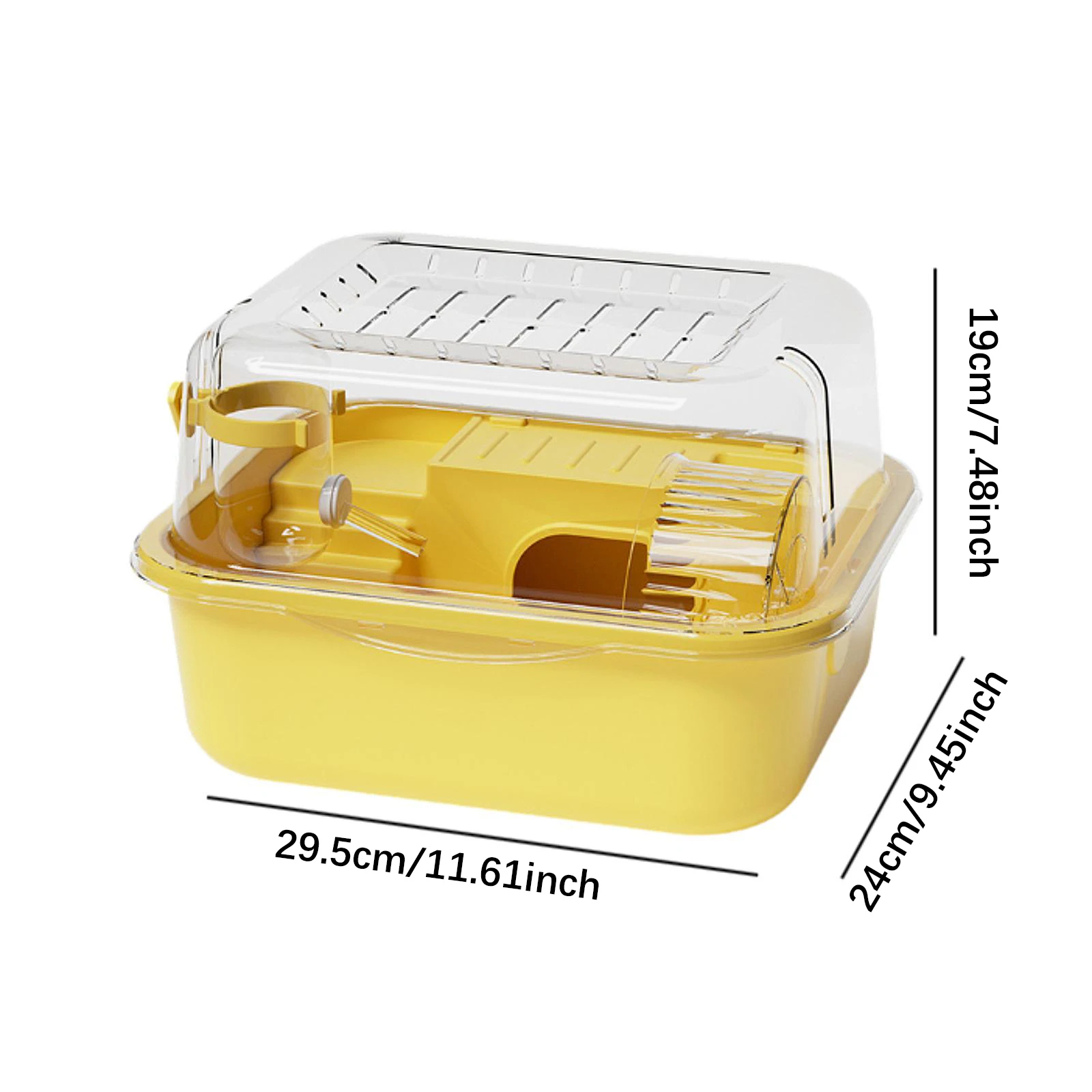 Large Hamster Cage Top Openable Double Layer Small Animal Habitat Cage for Bunny Mice Hedgehog Exercise Playing House