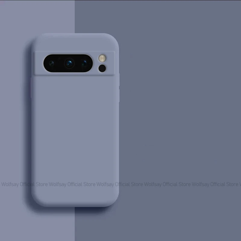Shockproof Liquid Silicone Phone Back Cover in Matte Finish