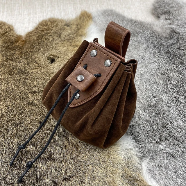 Medieval Belt Medieval Renaissance Leather Belt Bag Celtic Viking