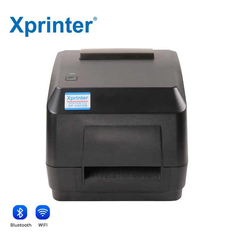 Xprinter XP-H500B/H500E 고성능 감열 라벨 프린터 4x6 듀얼 모터 기어 구동 디자인 감열 바코드 리본 프린터