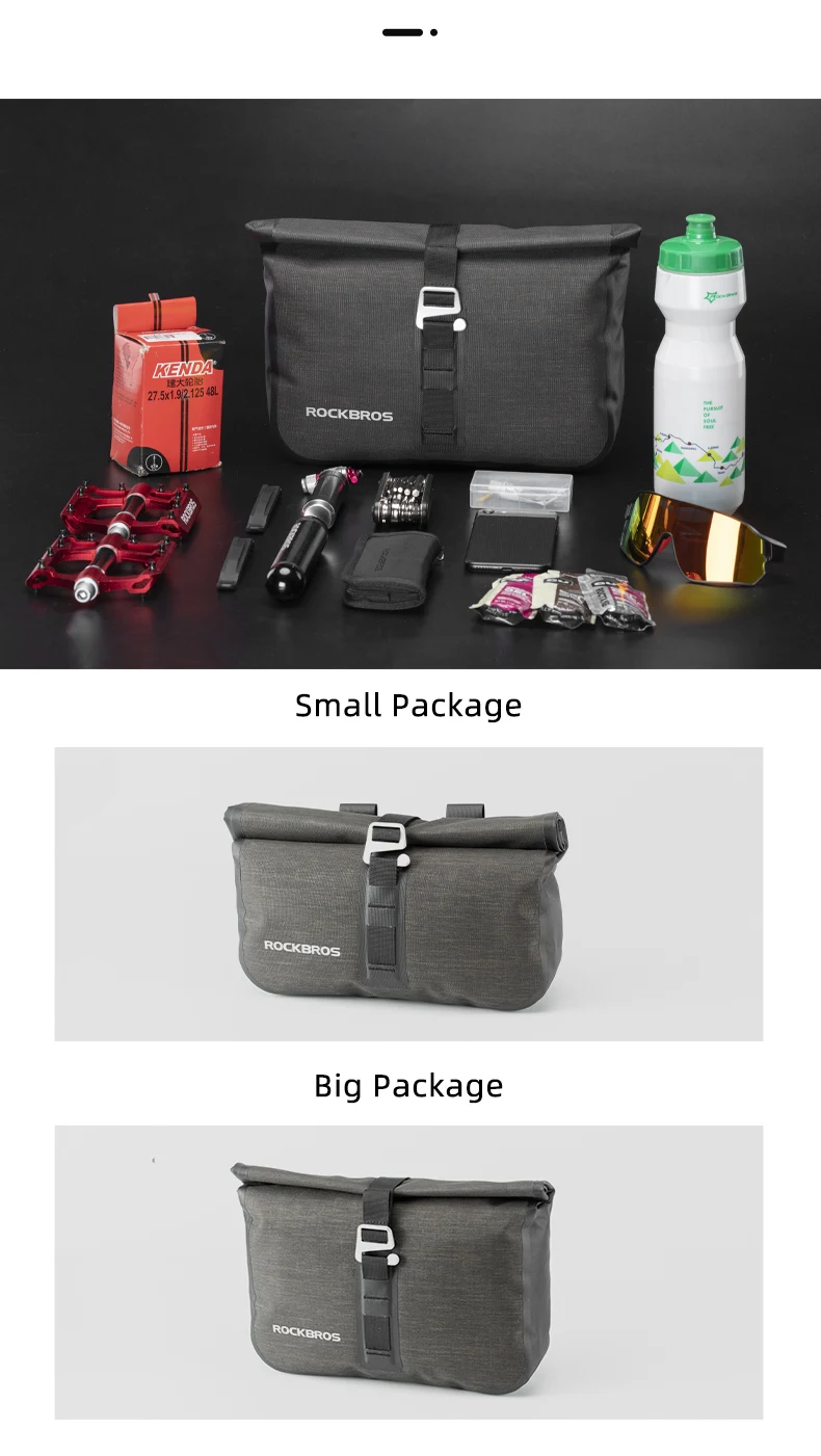 Bicycle Bag Large Capacity 20L Waterproof Cycling Bag MTB Handlebar Bag Front Fr