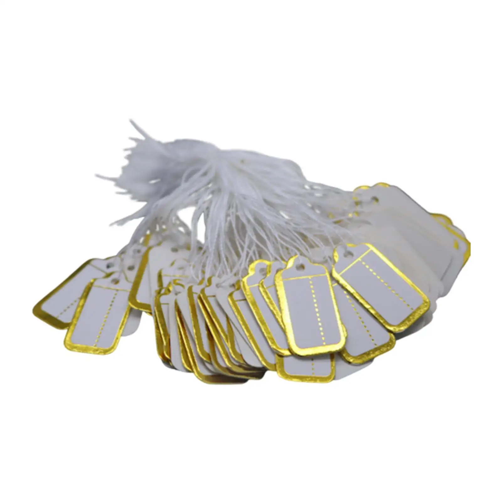 100X Cartellini Dei Prezzi Con Stringa Attaccata Con Corda Appesa Artigianato Artistico Fai Da Te Prezzo Etichette Appese Etichetta Di Marcatura Per L