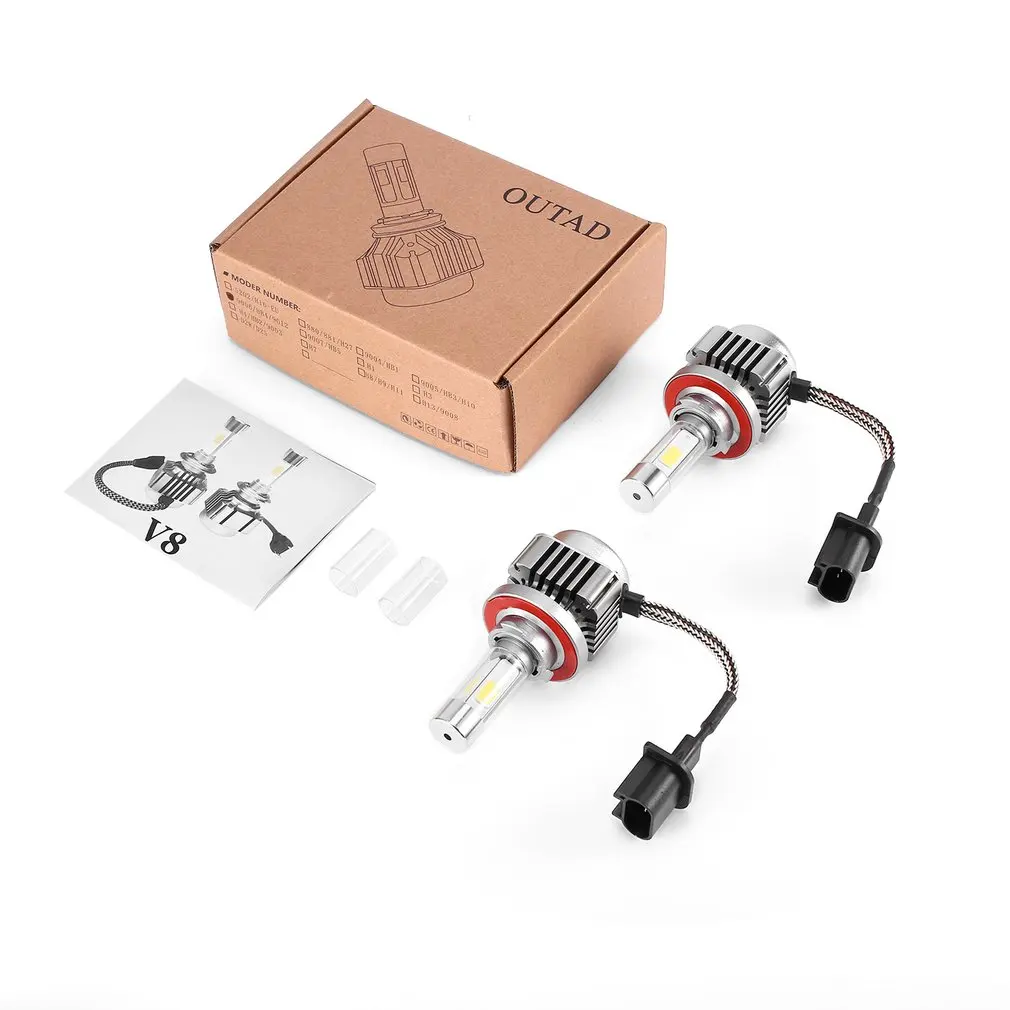 

Outad Long Life 50000Hrs Universal Perfect Head Dissipation Good Vibration Resistance Stable Emitting Led Headlight