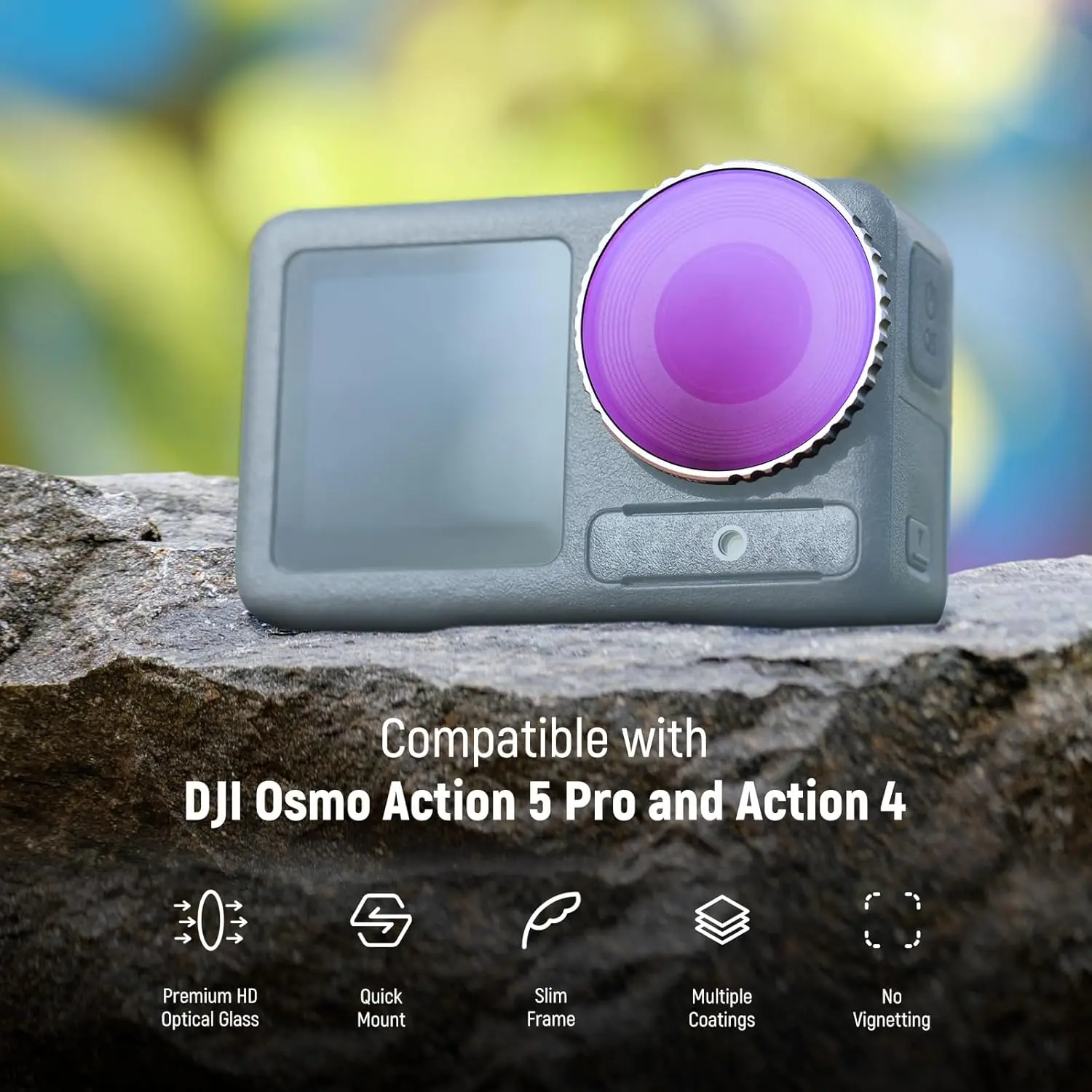 NEEWER ND Filter Set For DJI Osmo 5 Pro/4 Action 5 Pro Action Camera Accessories Multicoated HD Optical Glass