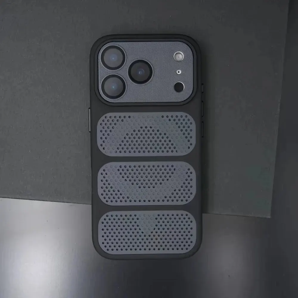 Enhanced Magnetic Cooling Shockproof Phone Case with Heat Dissipation and Hard PC Back Cover