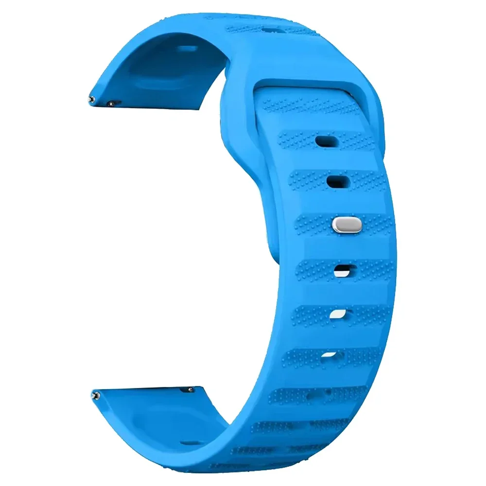 Enhanced Silicone Sports Watch Strap - 22mm, Unisex Bracelet Replacement