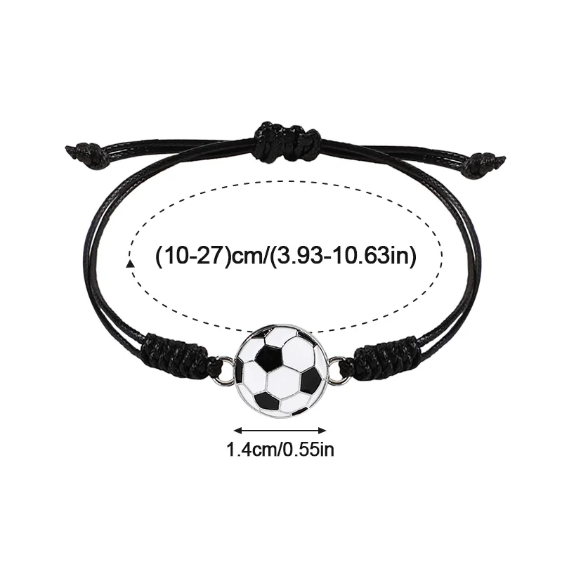 5/10 Stück Fußball-Armbänder, Charm-Geschenke für Kindergeburtstage, Gastgeschenke, Piñata-Füller, Sportthemen-Party-Dekorationszubehör – Detail 12