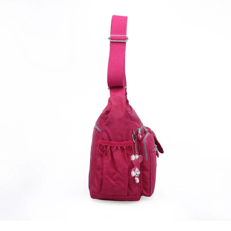 Waterproof Nylon Messenger Bag for Men and Women