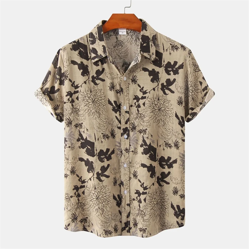 thumbnail image 1 of Camisas de diseñador para hombre con estampado de rayas, camisas de gran tamaño para verano 2024, para viajes, playa, Hawái, estilo hawaiano, informal, estilo Harajuku, camisa masculina, 1 of 5