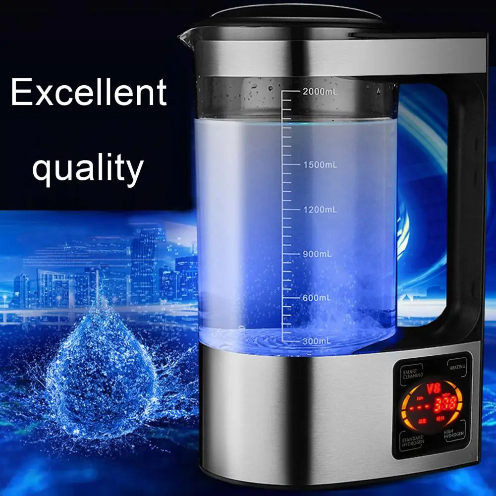 

2000ML Hydrogen Water Generator with Constant Temperature Heating UK Plug Improve Immunity Metabolism Hydrogen Water Container