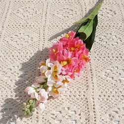 Vibrant 31.5 Violet Artificial Flower for Elegant Decor & Photography (Pink)