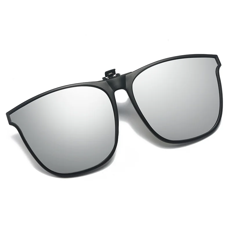 Polarized Clip On Sunglasses Men Car Driver Goggles Night Vision Glasses Anti Glare Vintage Square Glasses Oculos 3