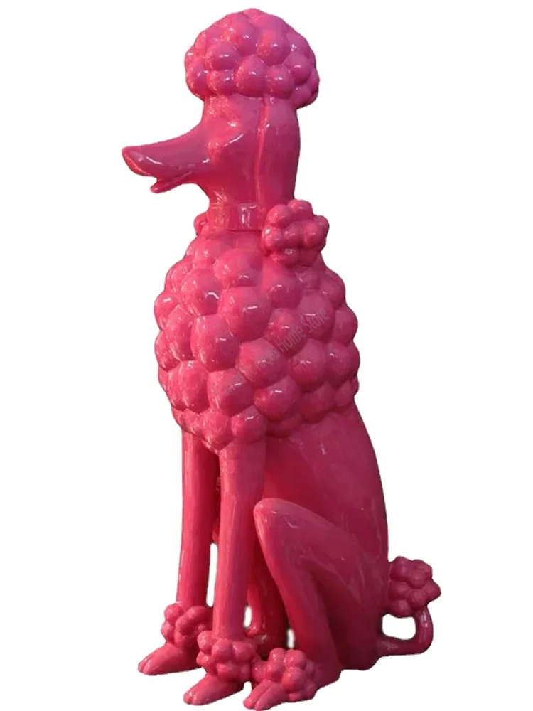 

62cm Nordic Creative Dog Sculpture Statue, Home Decoration, Gift, Interior Decoration, Handicraft, Large Living Room Decoration