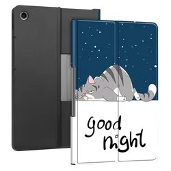 Premium PU Leather Magnetic Hard Protective Tablet Cover, 11.5 Inch for Lenovo Tab Plus 11.5 (LM)