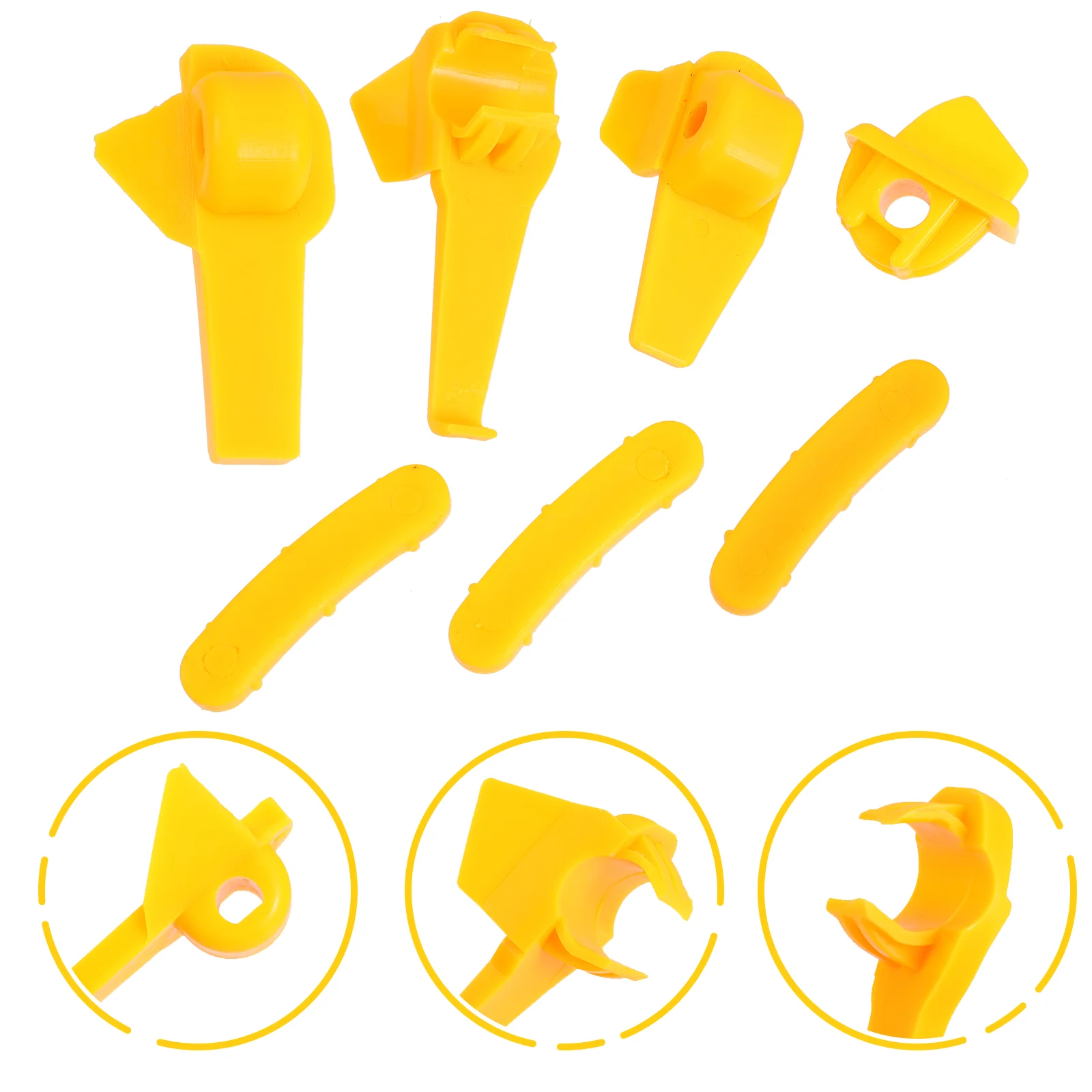 

4 Sets Wheel Protector Tire Machine Guard Bike Accessories Bird Head Changer Insert Hub Rim