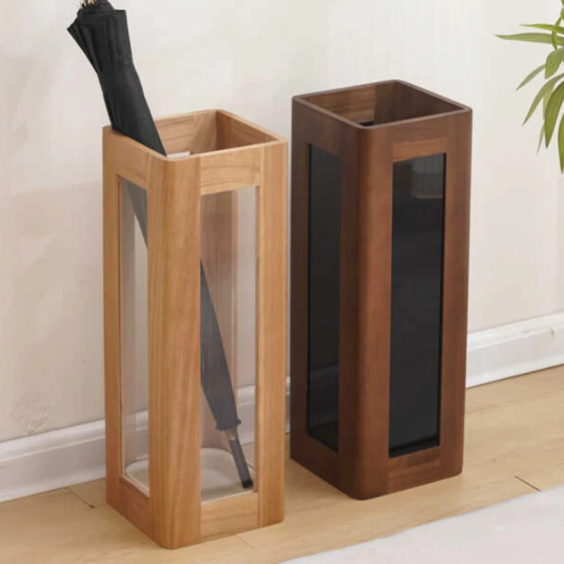 Umbrella Storage Rack Home Door Commercial Hotel Large Capacity Rack Chinese Solid Wood Living Room Furniture