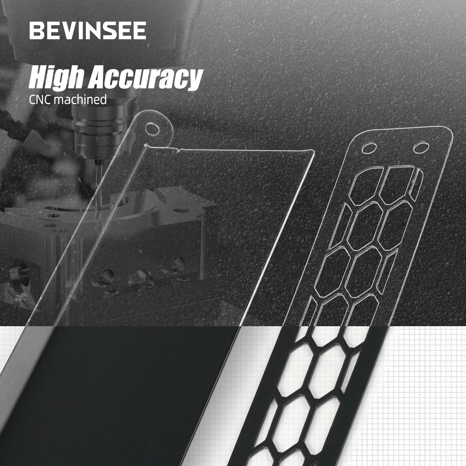 Air Intake Kit BEVINSEE Dynamic Air Inlet Scoop Kit for VW Golf MK7 MK7.5 1.4 GTI R Audi S3 8V