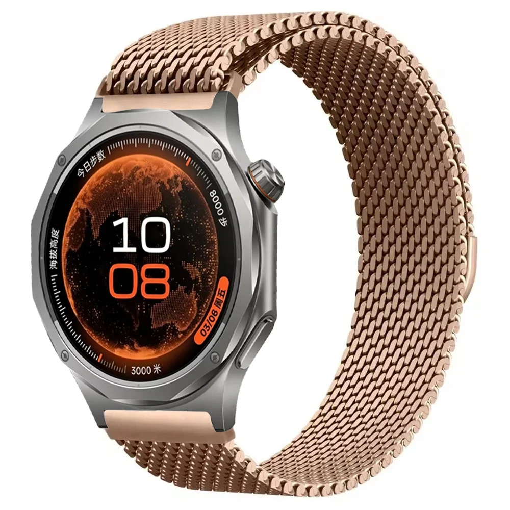 Premium Steel Mesh Milanese Magnetic Watch Strap, 18mm-22mm