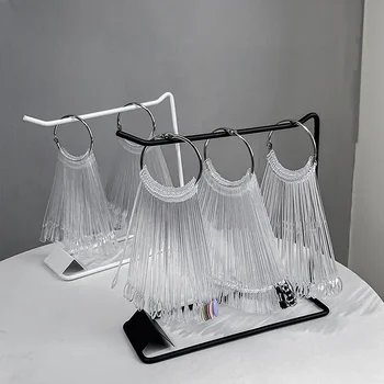 Campioni per unghie Tabella di visualizzazione della carta dei colori Modello di smalto gel Suggerimenti per nail art Supporto per campioni Pratica di smalto per unghie Tavolozza acrilica