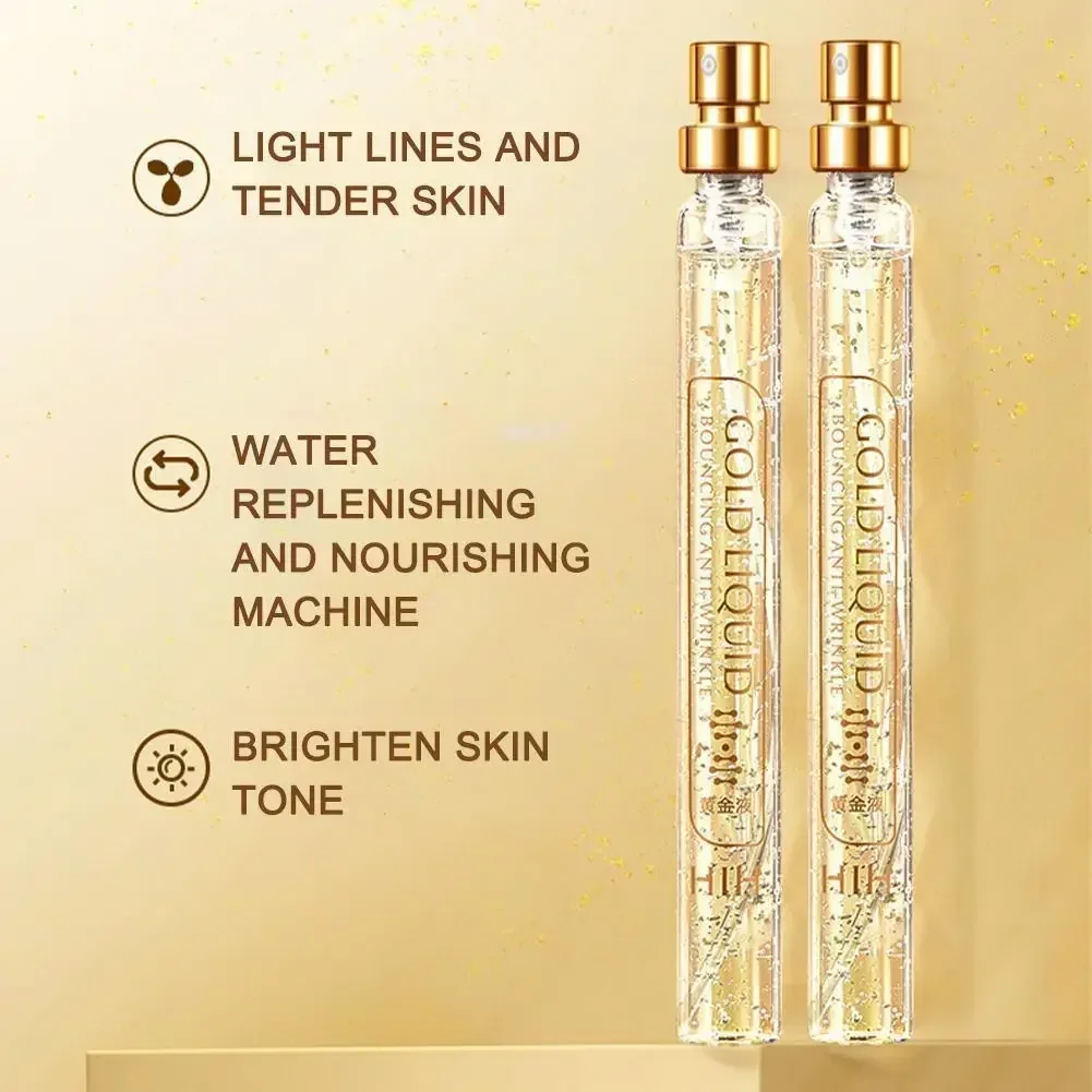 24K Gold Active Collagen Facial Serum Set Protein Thread Essence Hydrating Moisturizing Facial Firming Skin Care 2