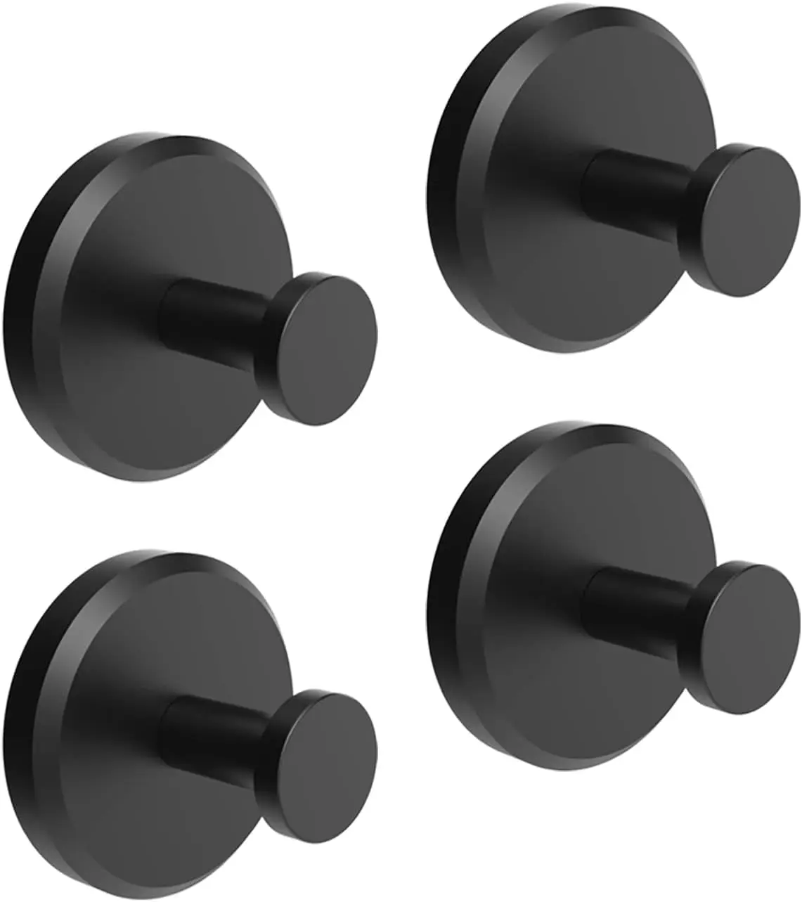 Suction Cup Hooks for Shower, Bathroom, Kitchen, Glass Door, Mirror, Tile &ndash; Loofah, Towel, Coat, Bath Robe Hook Holder