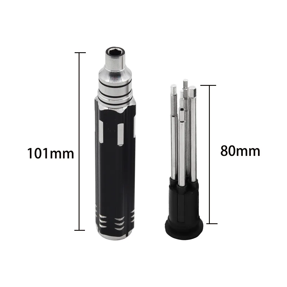 Tournevis Hexagonal 4 en 1 1.5-3mm pour Drone RC Hélicoptère Voiture