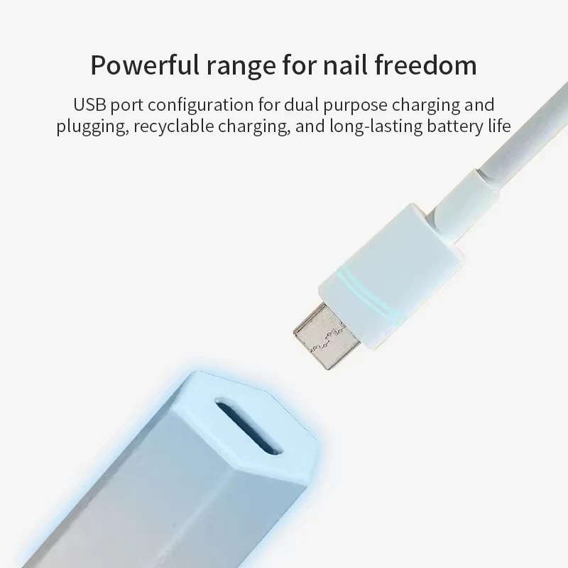 편리한 휴대용 네일 드라이어 램프, UV/LED 네일 경화, 모든 젤 광택제 네일 아트 도구, USB 충전식 빠른 건조 네일 램프