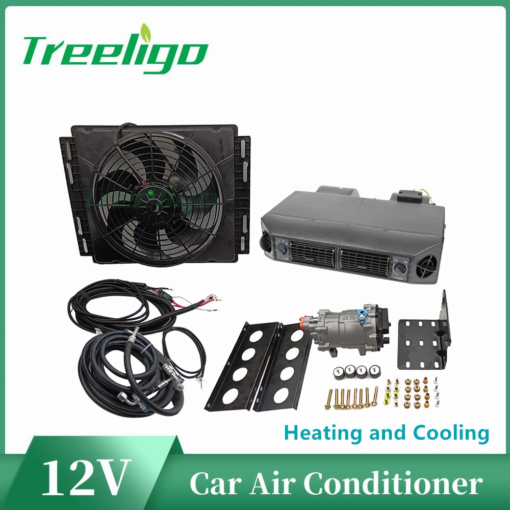 Treeligo Universal 12V 24v Car Electric Air Conditioning Compressor