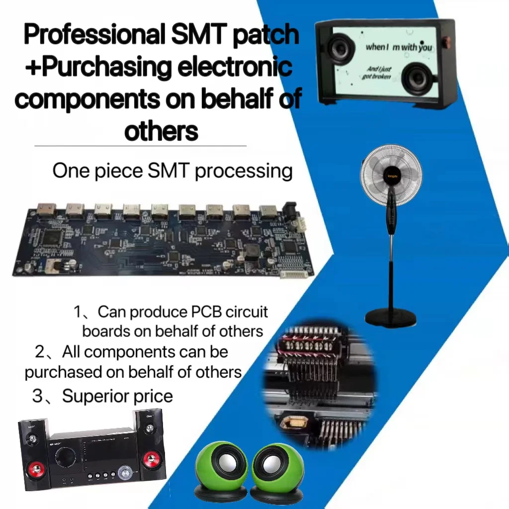 PCB Sampling, Customization, SMT Patch Welding, Mass Production, And Purchasing Of Components With Outsourced Materials