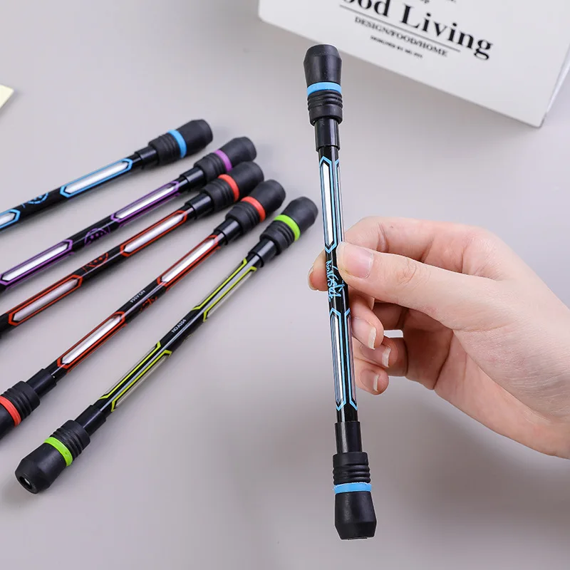 Finger Toy Children's Adult Novelty Funny Creative Finger Toy Anti-pressure Rotary Pen Plastic Rotary Decompressor Non-slip Hand Rotator