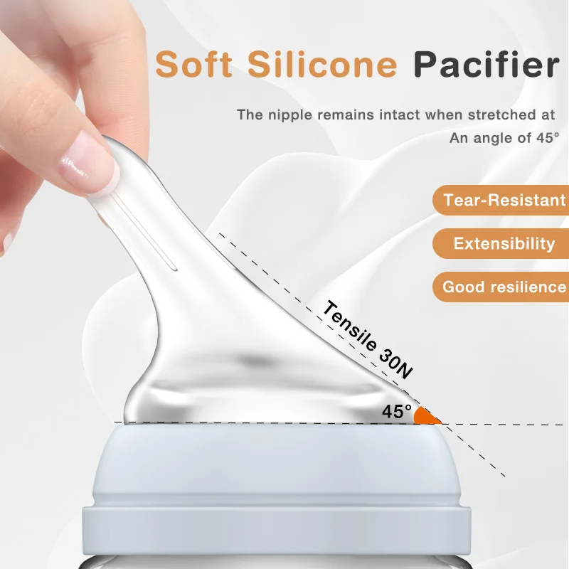 زجاجات زجاجية لحديثي الولادة 90/160 مللي زجاجة أطف...