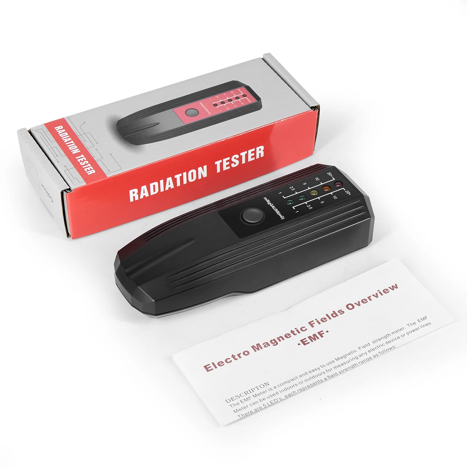 Geiger Counter Nuclear Radiation Detector Pen Type Dosimeter Portable Digital X-ray Beta Gamma Electromagnetic Radiation Tester