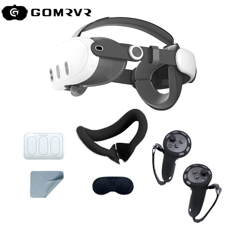 Ремешок для головы GOMRVR для Meta Quest 3, сменный ремешок для головы Elite, регулируемый удобный ремешок для головы для Oculus Quest 3, аксессуары