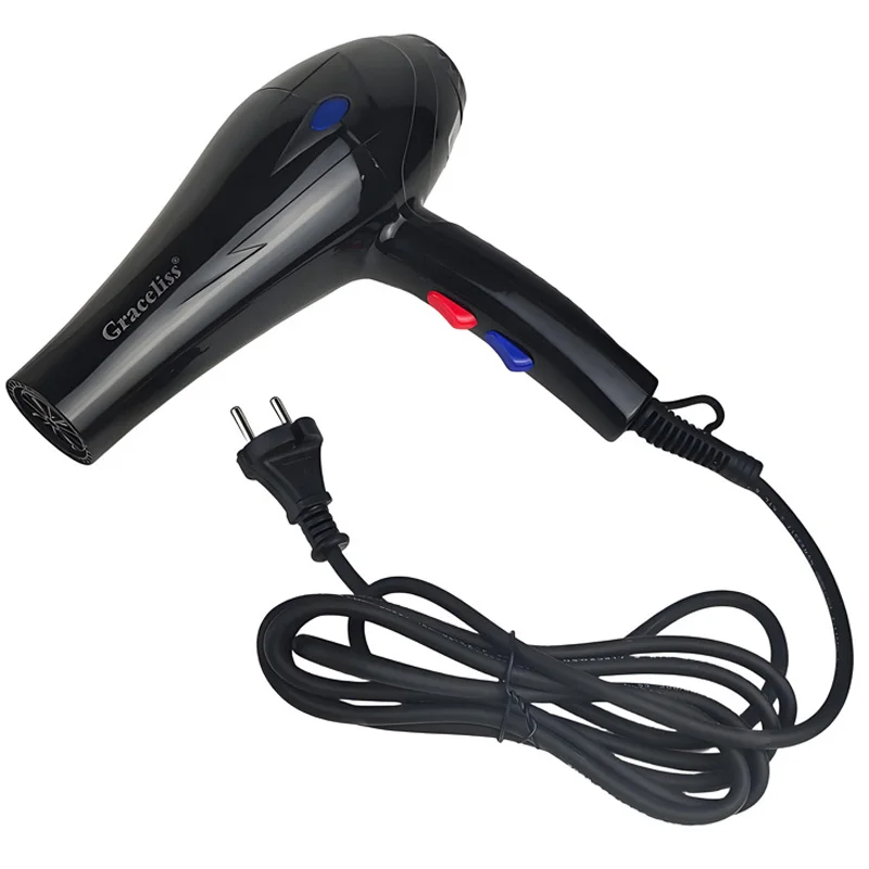 For hairdresser and hair salon long wire EU Plug Real 2100w power professional blow dryer salon Hair Dryer