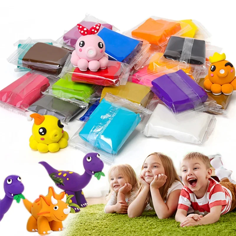 12 24 36 Color Air Dry Ultra Light Clay Set With Carving Tools DIY Craft Toy Gift 6