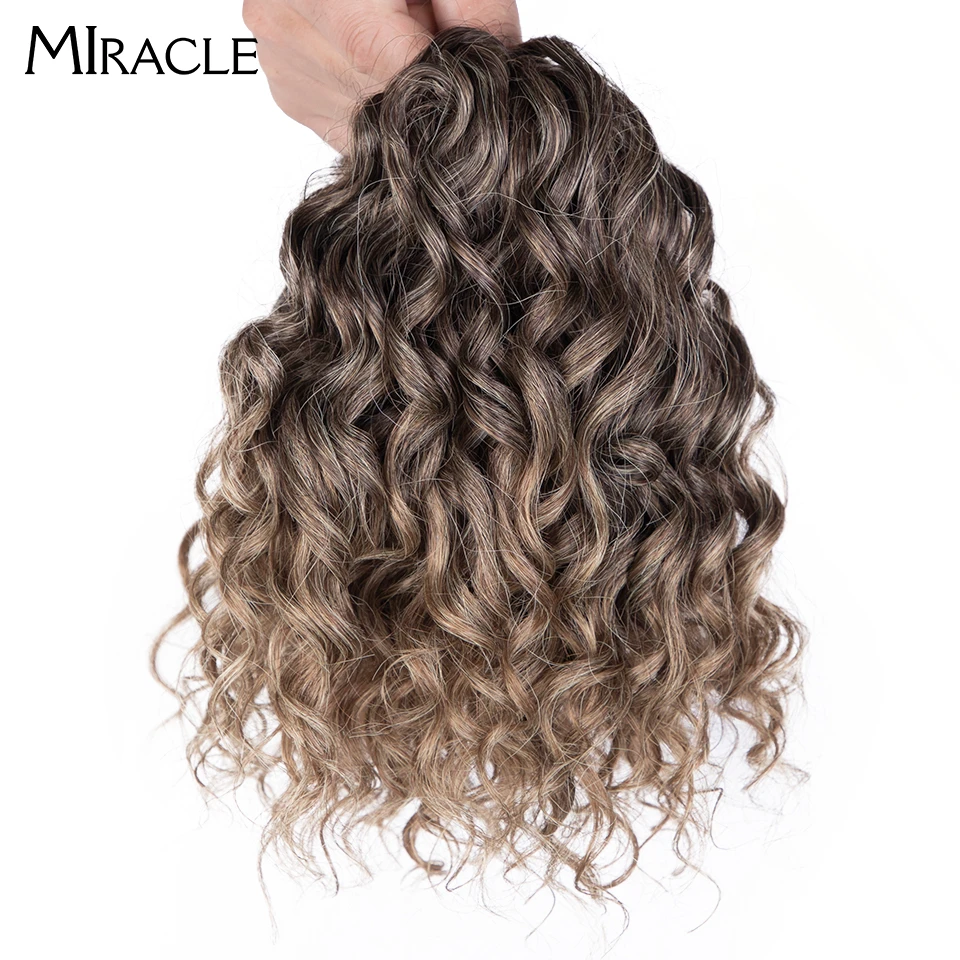 Synthetic Deep Wavy Twist Crochet Braids Hair 10inches Ginger Afro Curly Braiding  Hair Extensions High Temperature Fiber - Synthetic Braiding Hair(for White)  - AliExpress