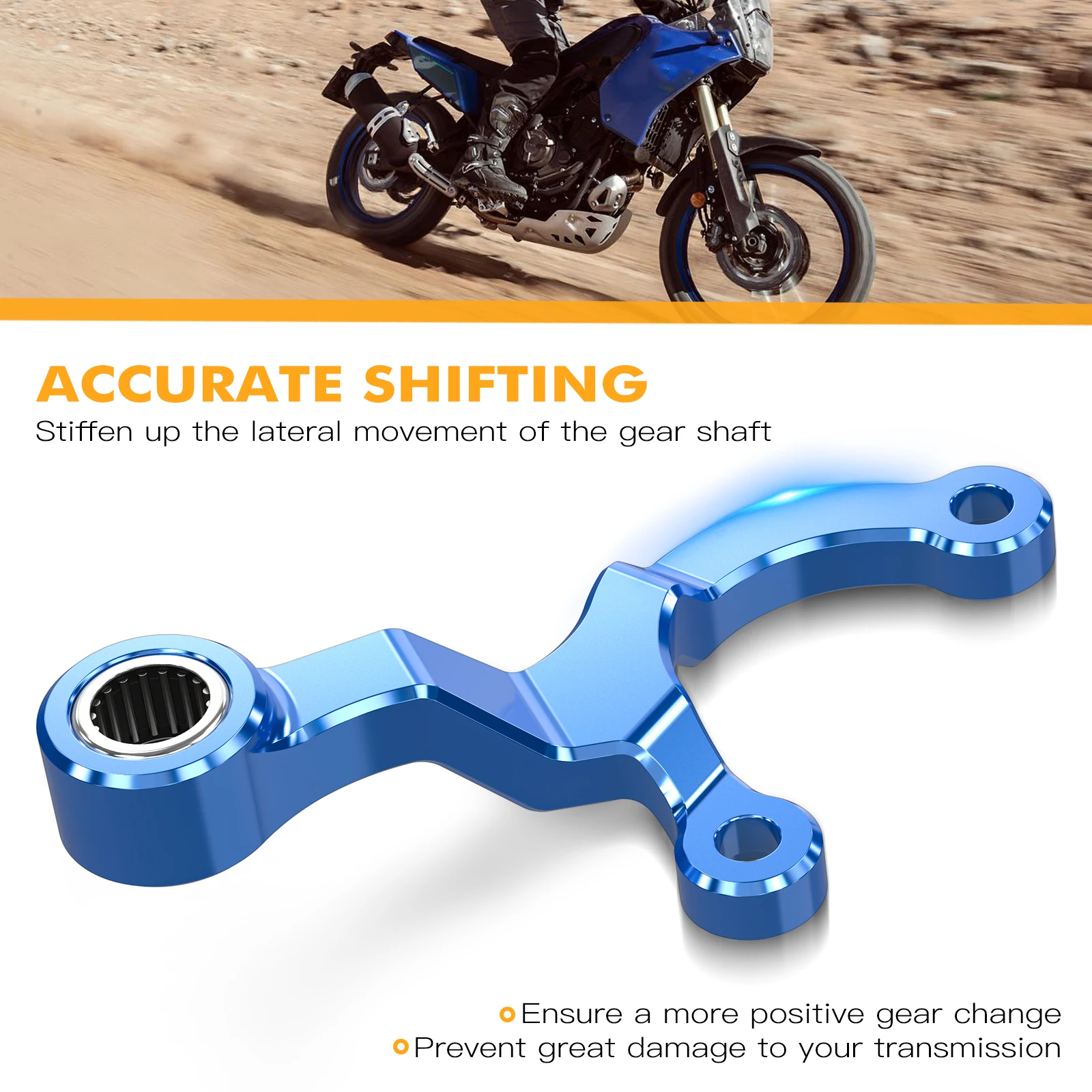 Schaltstabilisator Gangschaltungsstütze für Yamaha MT-07 MT07 XSR 700 2018-2023 Tracer 700 Tracer 7 2021-2023 Tenere 700 XTZ 700 – Detail 11