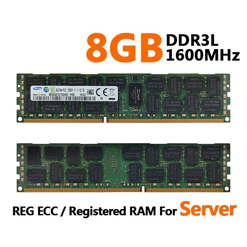 Memória de servidor DDR3 DDR3L 16GB 8GB 4GB RAM