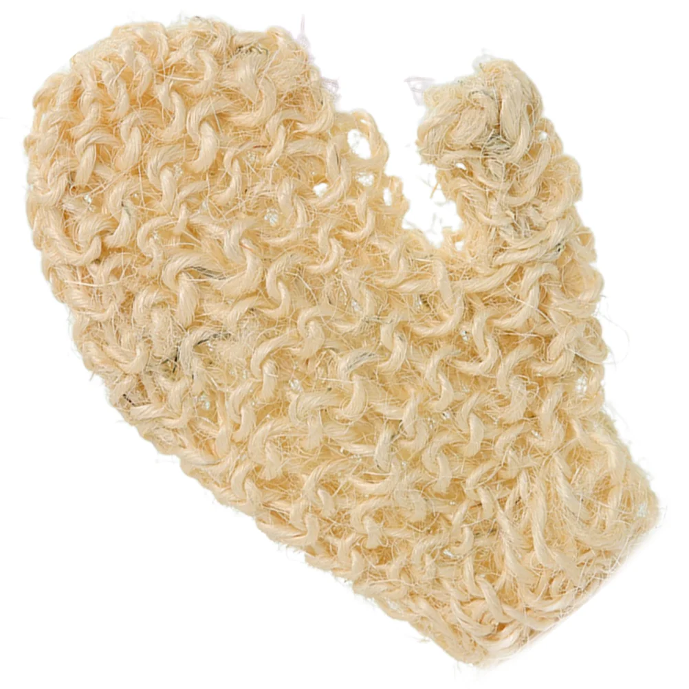 Shower Wash Gloves Braided Cleaning Exfoliating Mitts Tool Washcloth Body Peeling