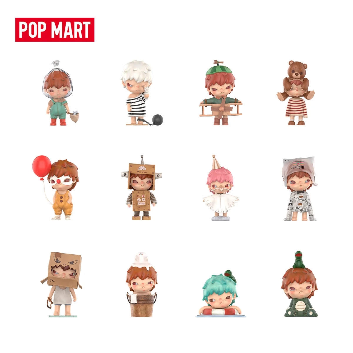 POP MART Hirono Little Mischief Série 1pc/12pcs Mystery Box Blind