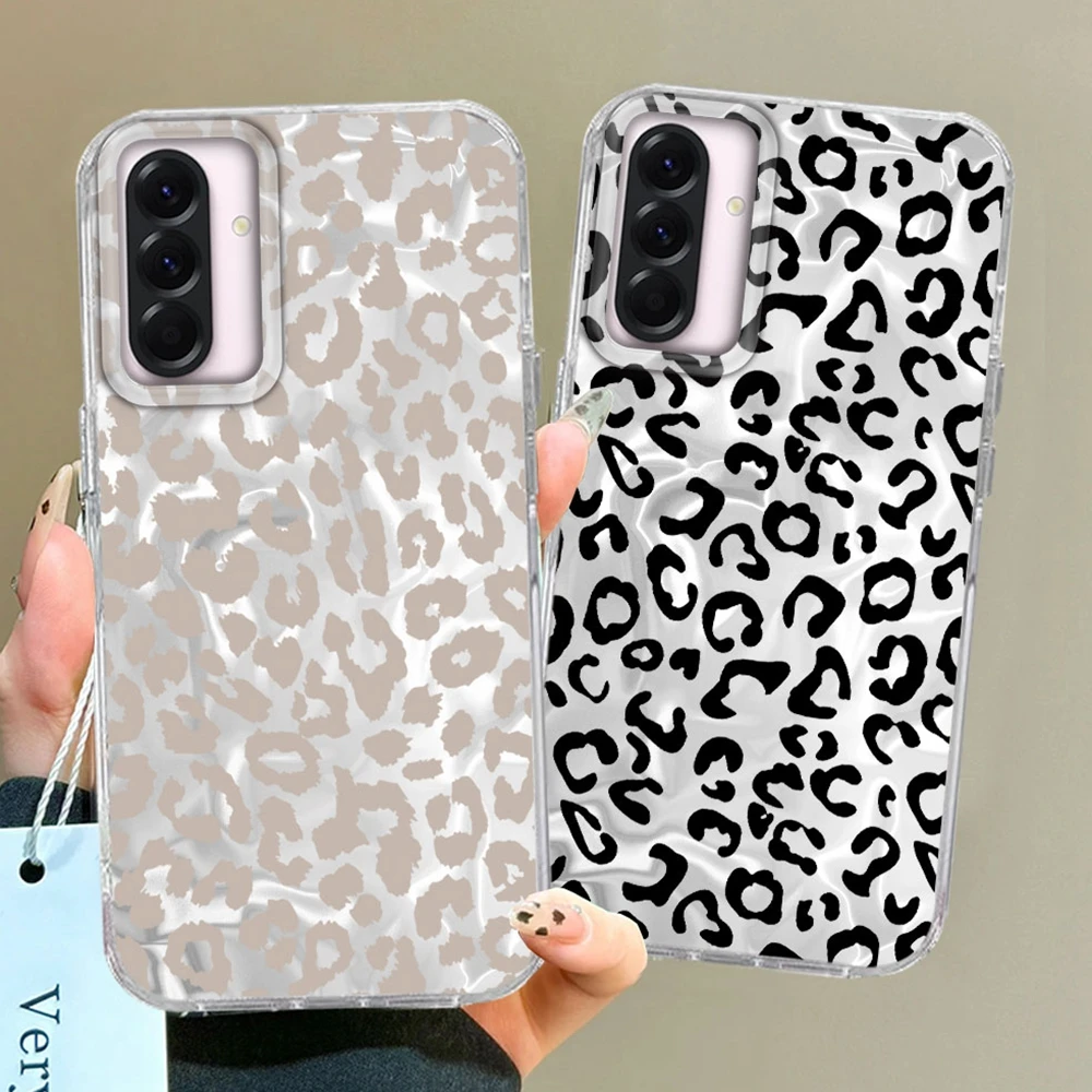Korean Leopard Print Girls Phone Case Cover