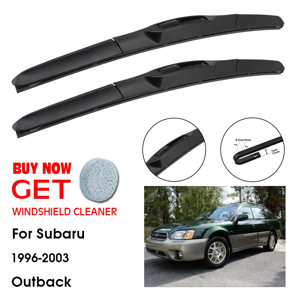 

Car Wiper Blade For Subaru Outback 21"+19" 1996-2003 Front Window Washer Windscreen Windshield Wipers Blades Accessories