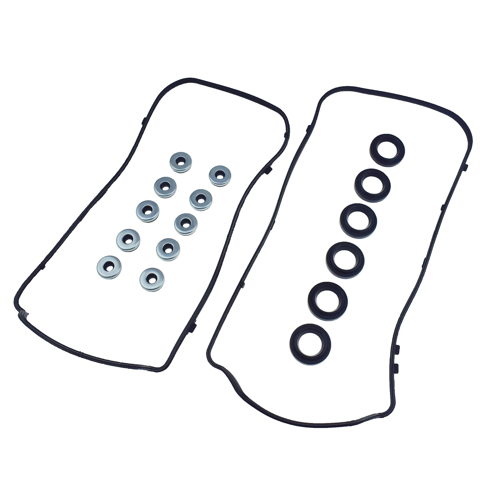 FRONT/REAR Valve Cover Gasket Kit Fit for 2008-Honda Acura PILOT MDX V6 Cylinders 12030R70A00 12030-R70-A00 12050-R70-A00