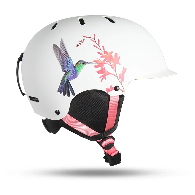 

Winter 2023 Skiing Helmets Detachable Earmuffs Warm Adult Helmet Outdoor Cycling Breathable Safety Hat Ski Skating Protect Tool