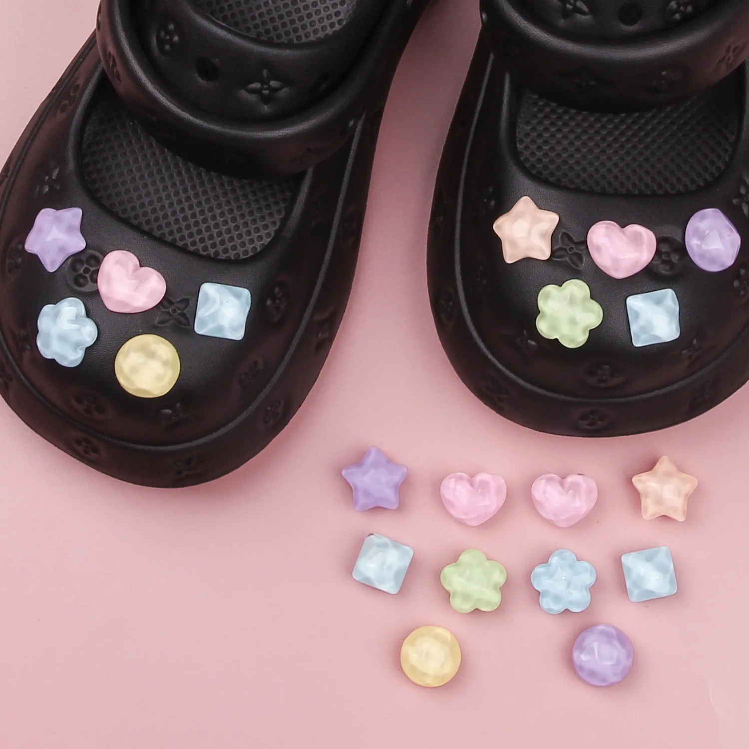 

Милые красочные стильные аксессуары «сделай сам» для девушек, Очаровательная Пряжка для обуви, садовая обувь, украшение, подходит для женщин и детей, подарок