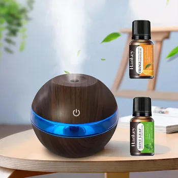 1pc Aroma Diffuser, Rattan Look Essential Oil Diffuser with Waterless Auto Shut-off Protection for Aromatherapy And Humidificati 1