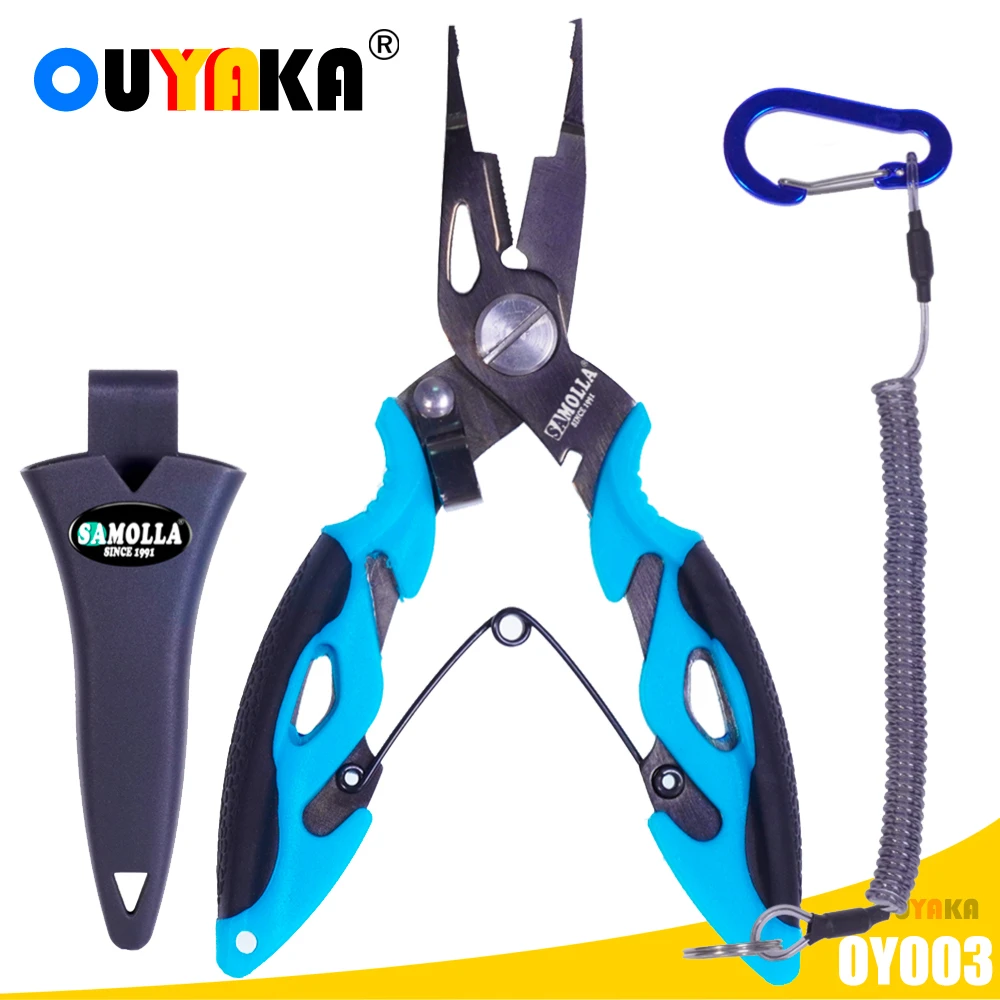 

Fishing Tools 420 Stainless Steel body Fishing Pliers Line Cutter Multifunctiona Knot Scissors Hooks Remover Outdoor Equipment